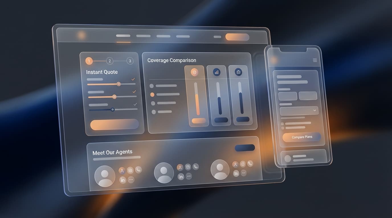 Web para Seguros - Seguros