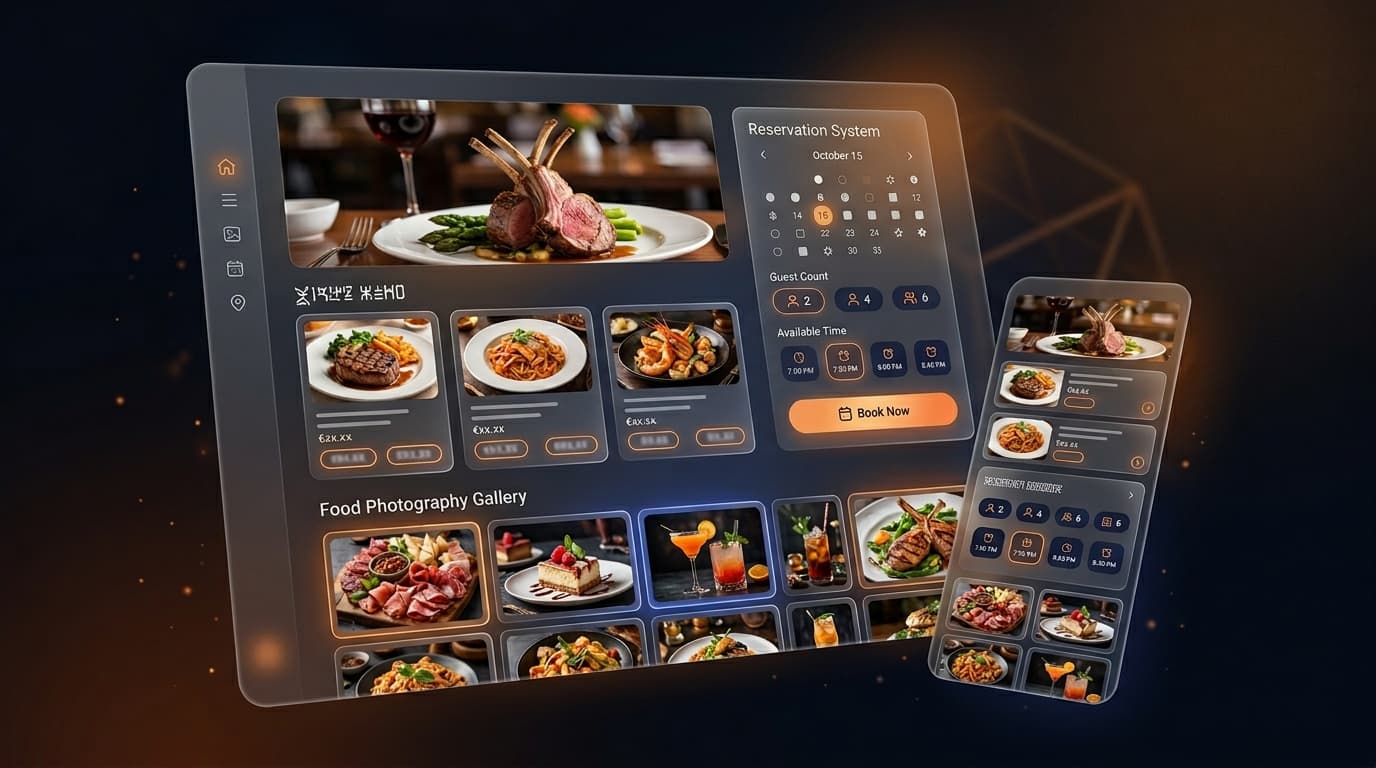 Websites and Online Stores for Restaurants - Restaurants