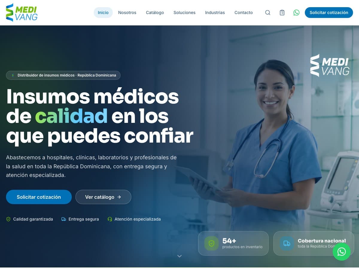 Medivang website