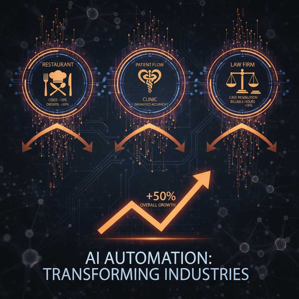 Casos de exito de automatizacion con IA en restaurantes, clinicas y salones de belleza en Orlando