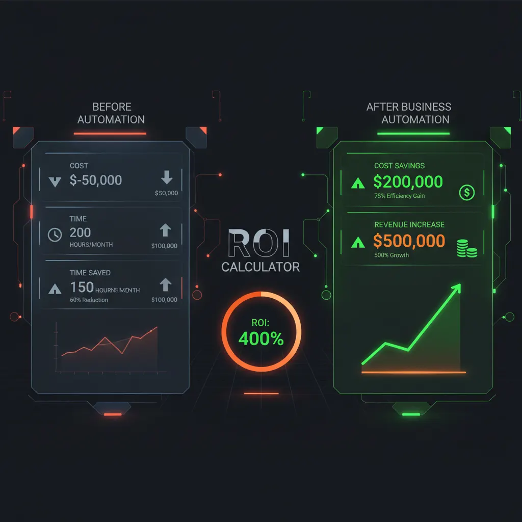 ROI calculator: savings in time, leads, and money with AI automation