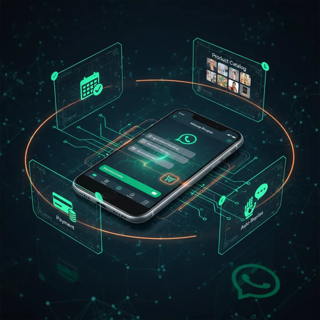 Funcionalidades clave de un chatbot de WhatsApp: calificación de leads, agendamiento, pedidos y follow-up