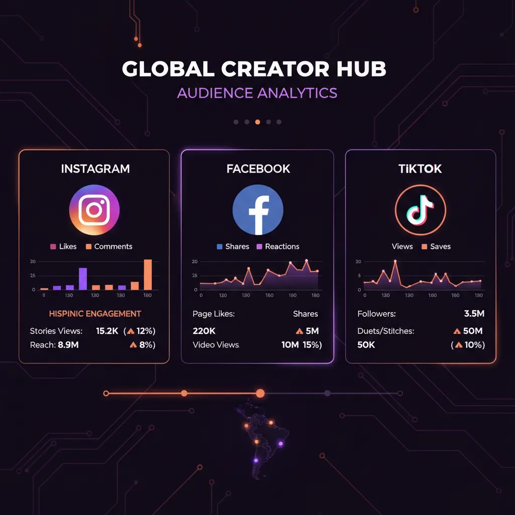 Social media strategy for Hispanic businesses: Instagram, Facebook, and TikTok